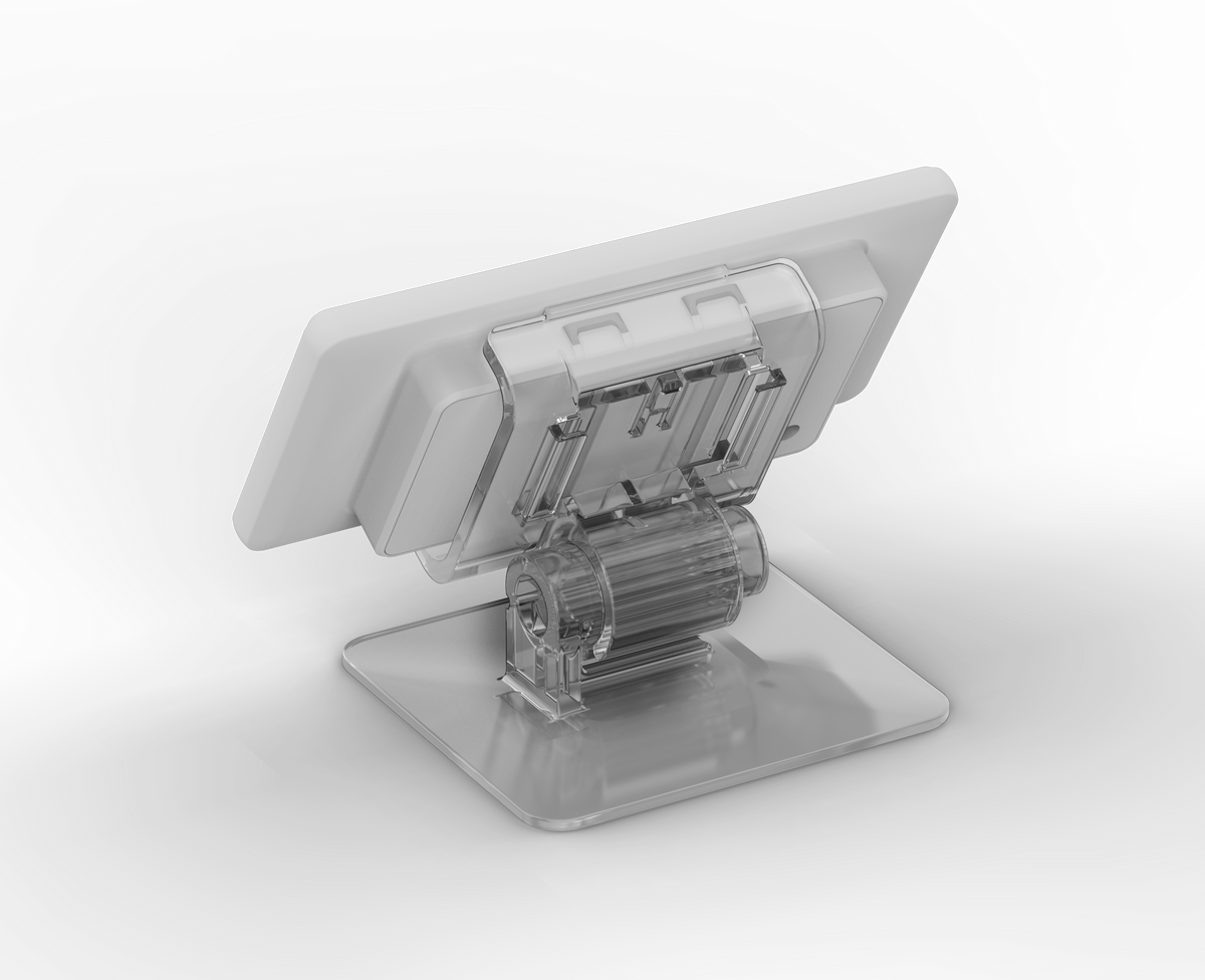 Small Stand Base with Backplate - Store Fittings Direct