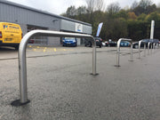 48mm Diameter Perimeter Hoop - Stainless Steel - Concrete In