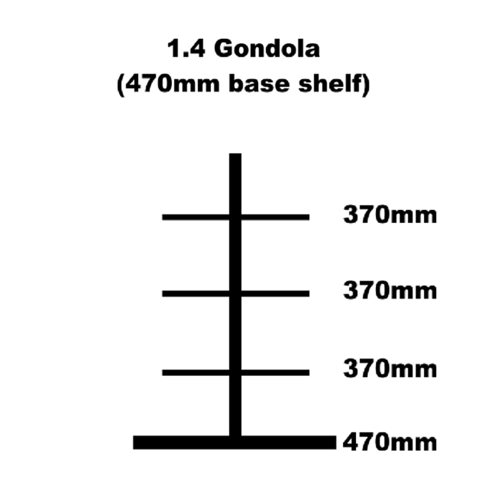 Gondola 470mm base