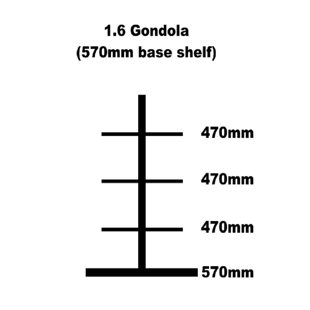 Gondola 570mm base