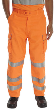 Hi-Vis Rail Spec Trousers