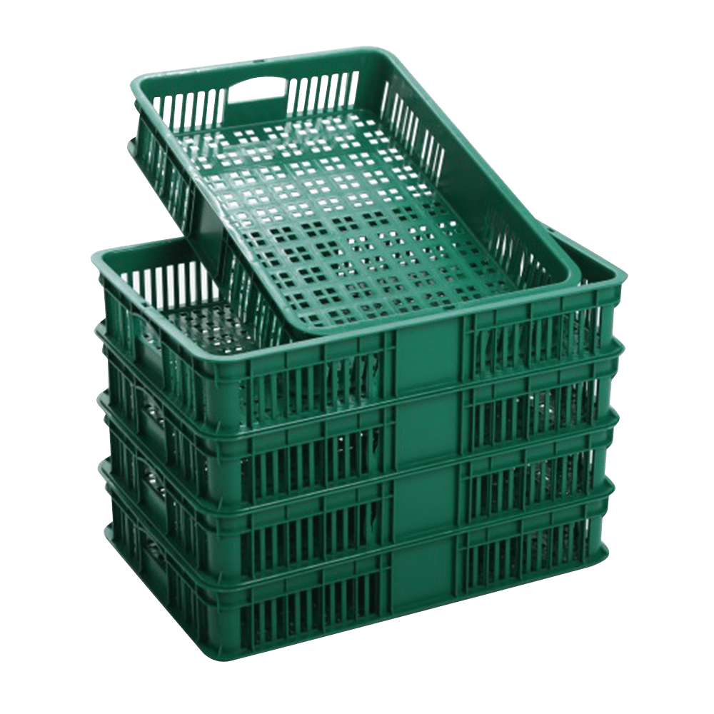 Plastic fruit and vegetable baskets
