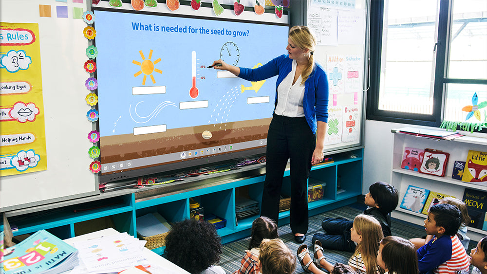 4K Interactive Multi-Touch Screen Whiteboard | Education & Business Display