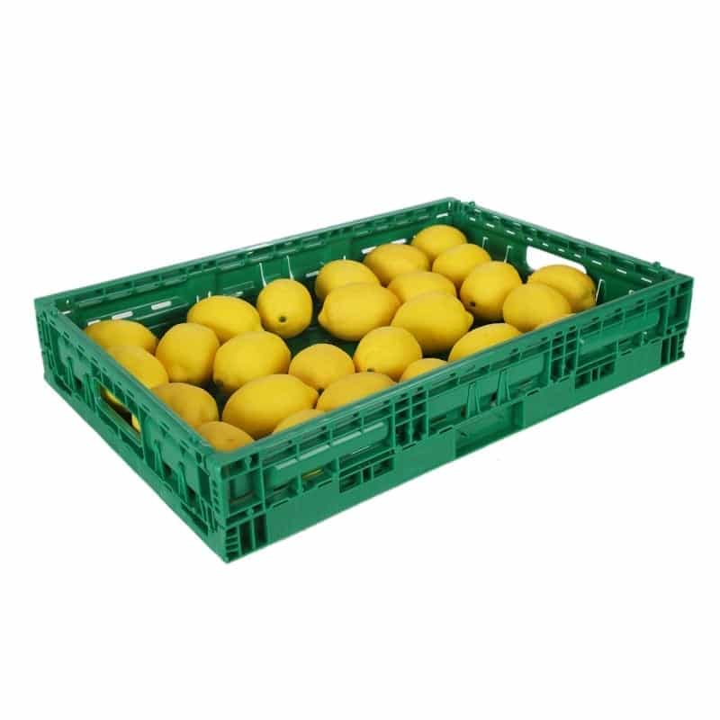 Plastic fruit and vegetable collapsible baskets