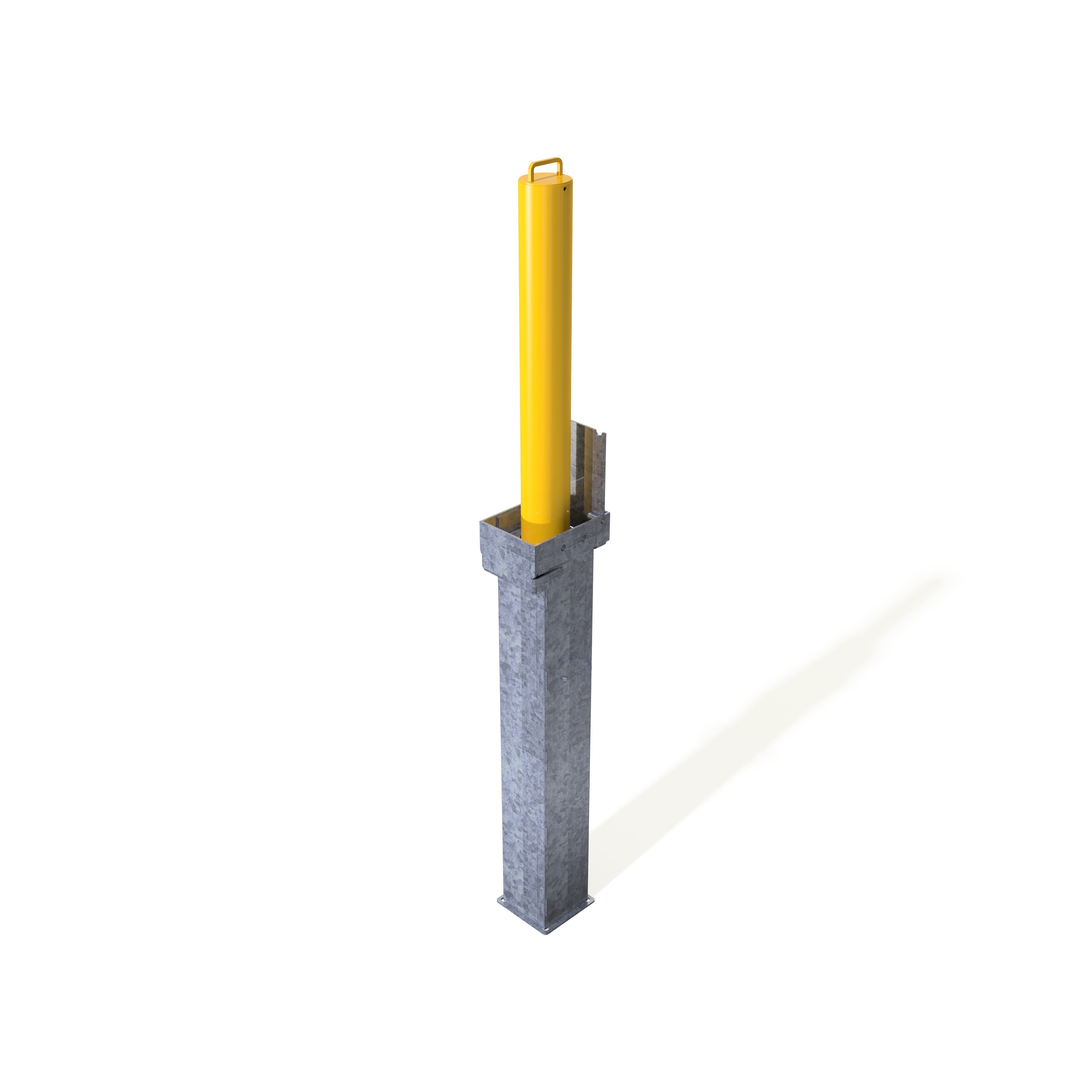 Retractapost-GL 745 Telescopic Bollard - Galvanised or Galvanised & Coated