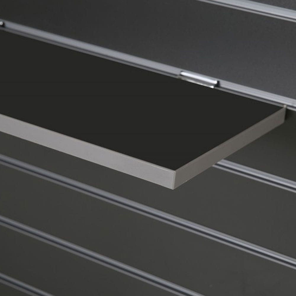 Slatwall granite shelf