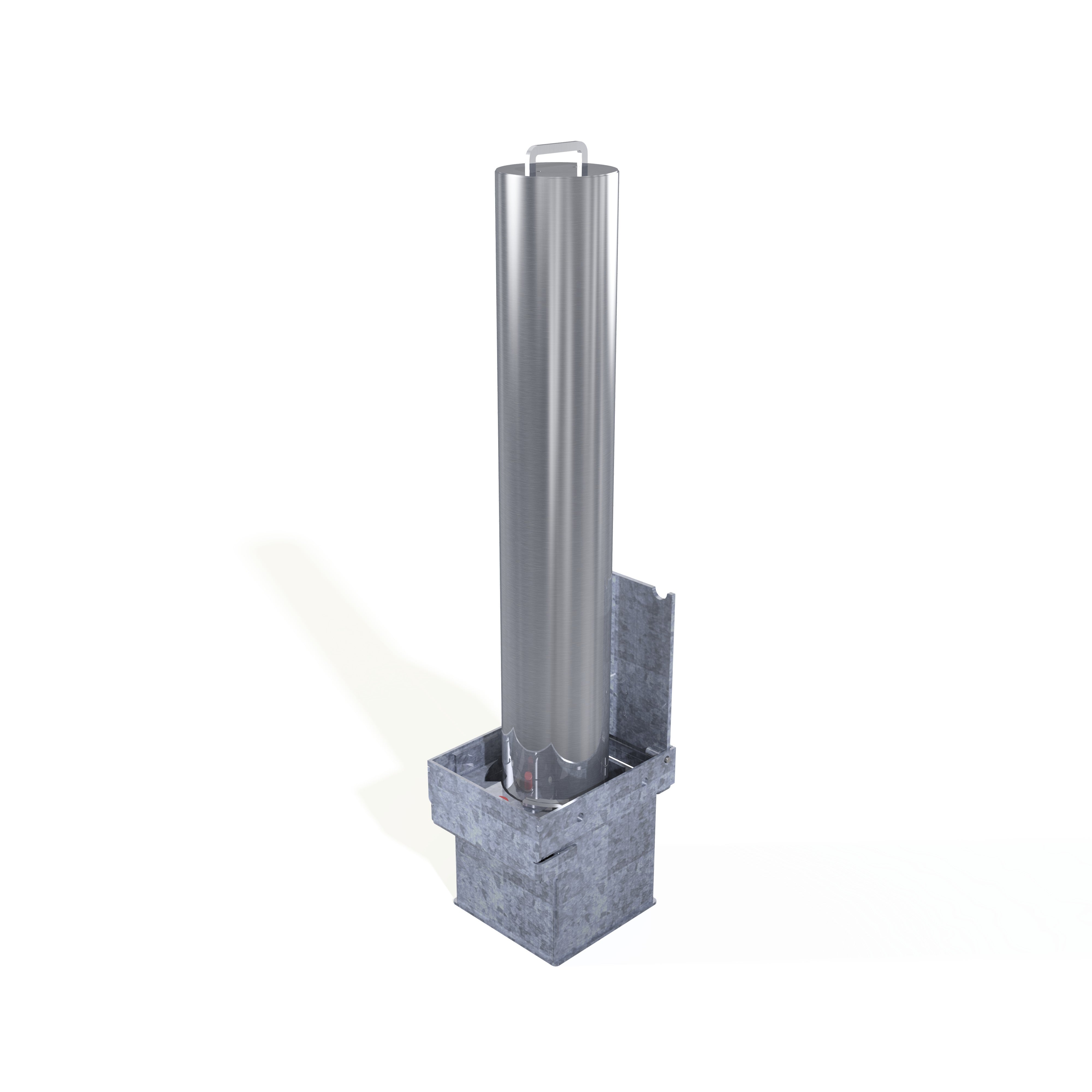 Stainless Steel RGP 900 Removable Bollard with Integral Lock