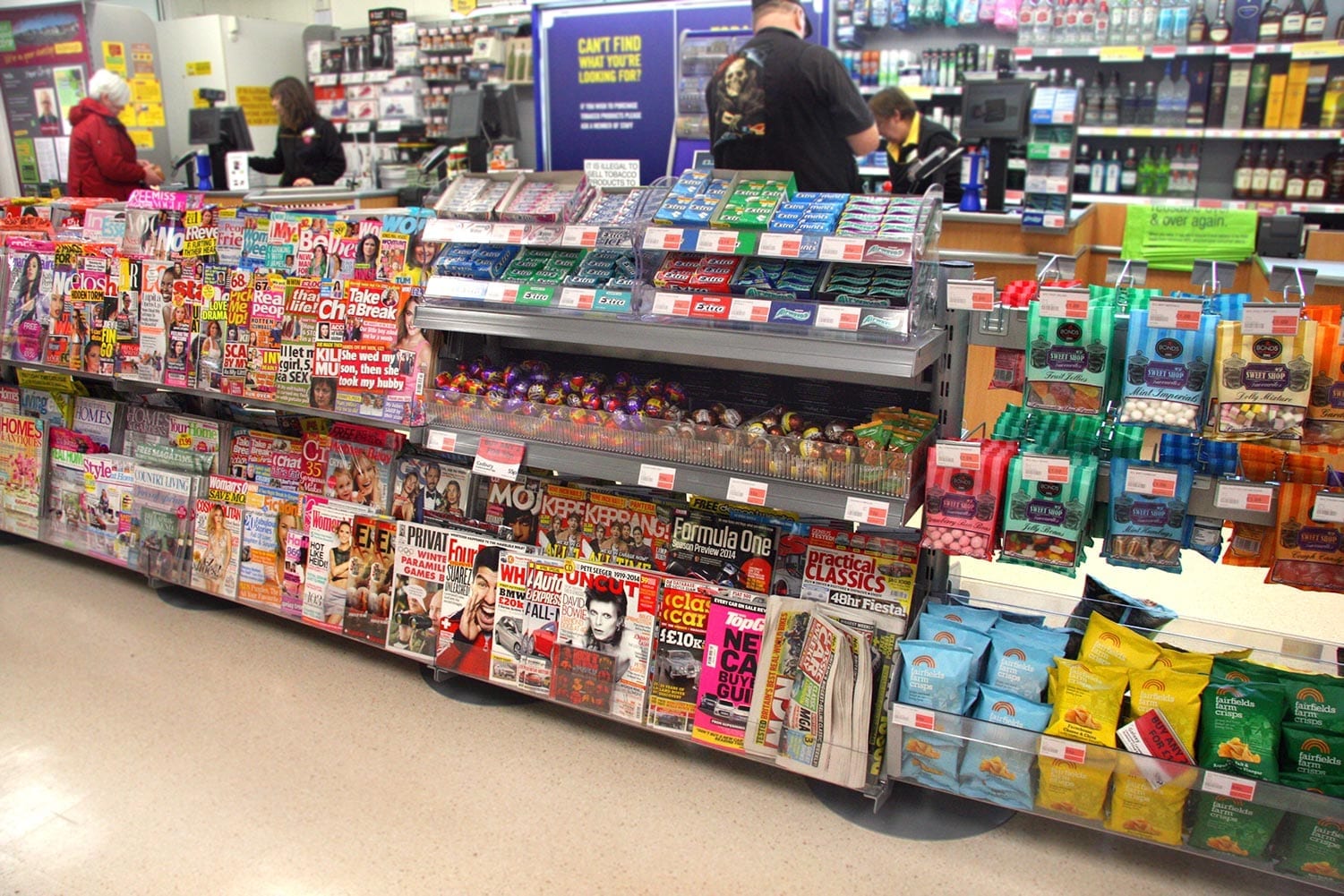 Queue Management System | Standard Shelf Bay Merchandising Queuing System