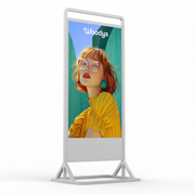 Super Slim Freestanding Double Sided Digital Poster 700cd/m² | Back-to-Back LED Digital Signage Totem UK