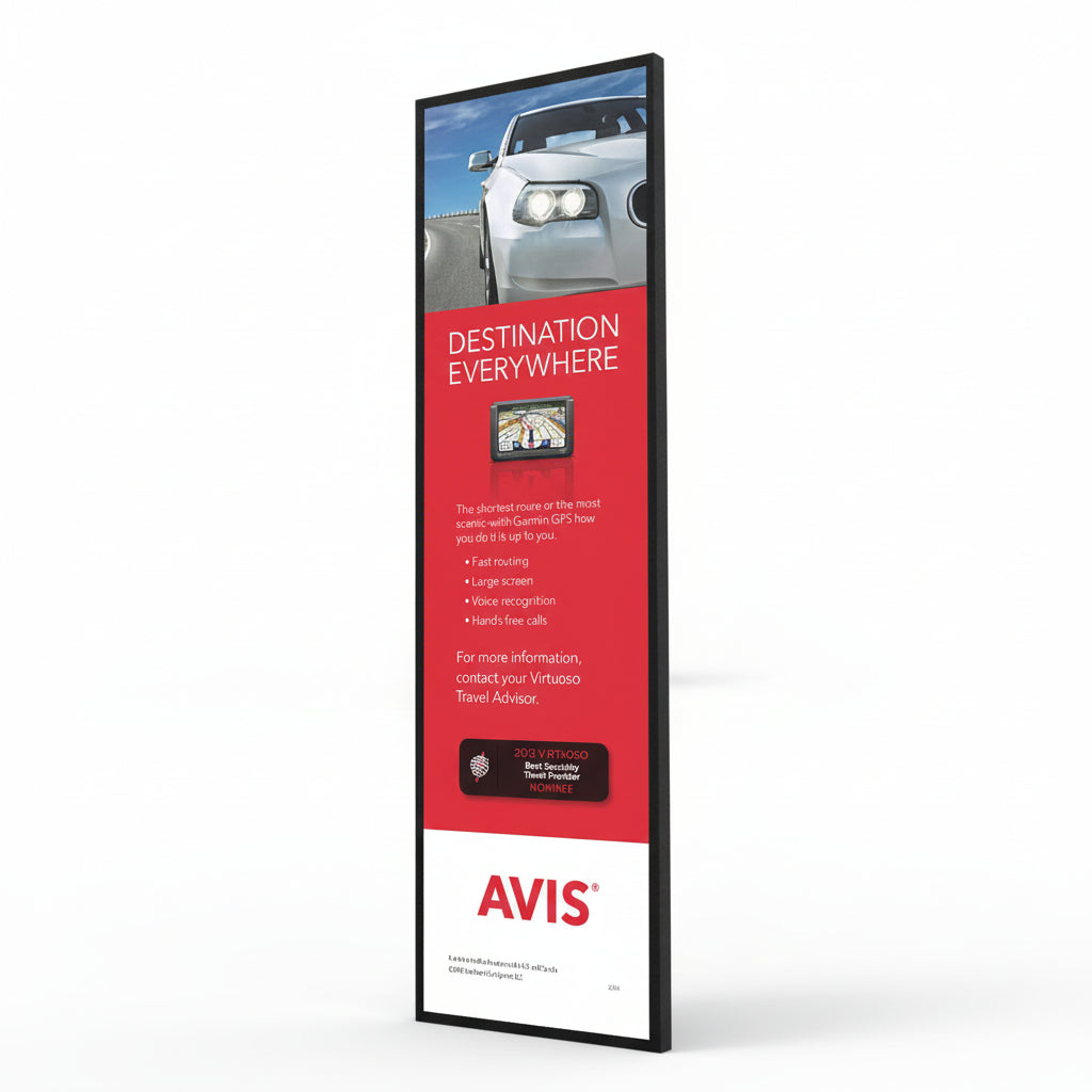 LED Ultra-Wide Stretched Bar Display | Android Digital Signage | Retail & Wayfinding
