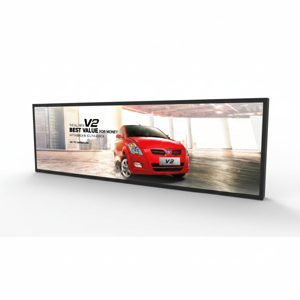 LED Ultra-Wide Stretched Bar Display | Android Digital Signage | Retail & Wayfinding